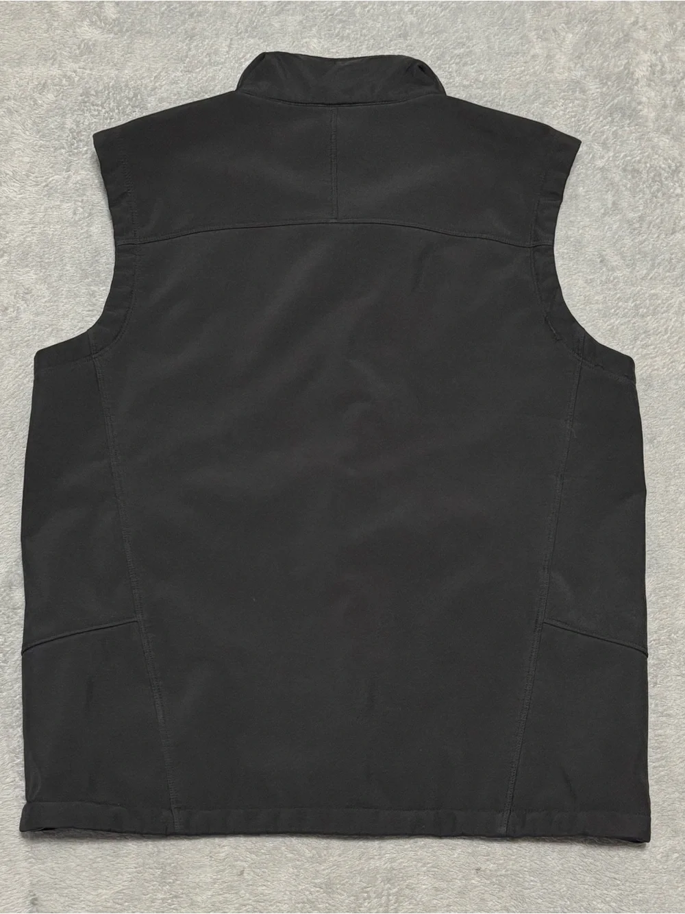 The North Face WindStopper Soft Shell Fleece Lined Vest Mens M Black Full Zip